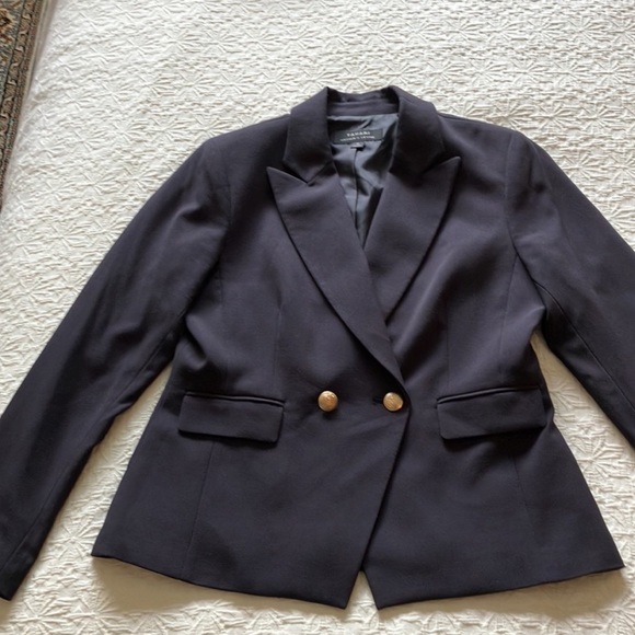 Tahari black double breasted blazer - Size 10 - Picture 8 of 12